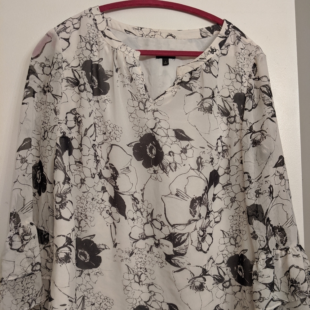 Floral blouse Talbots